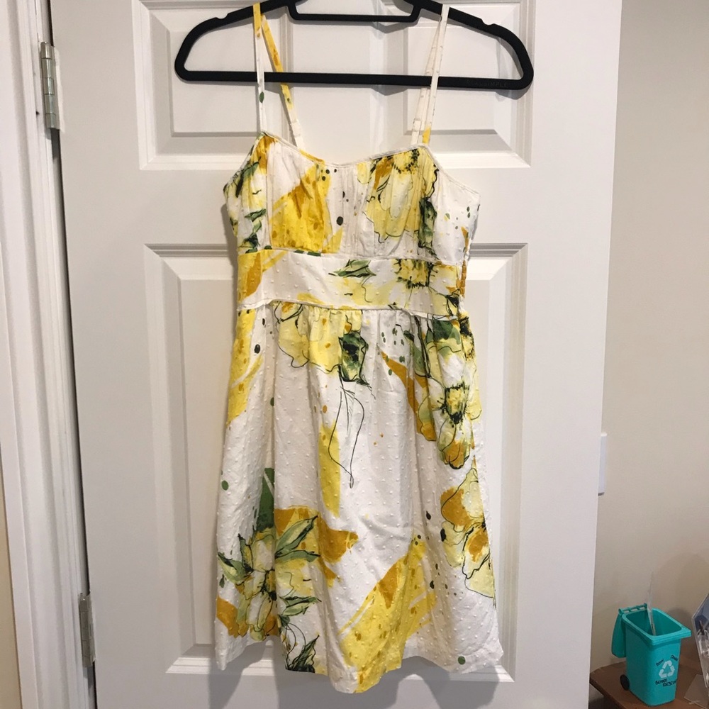 Flower print summer dress